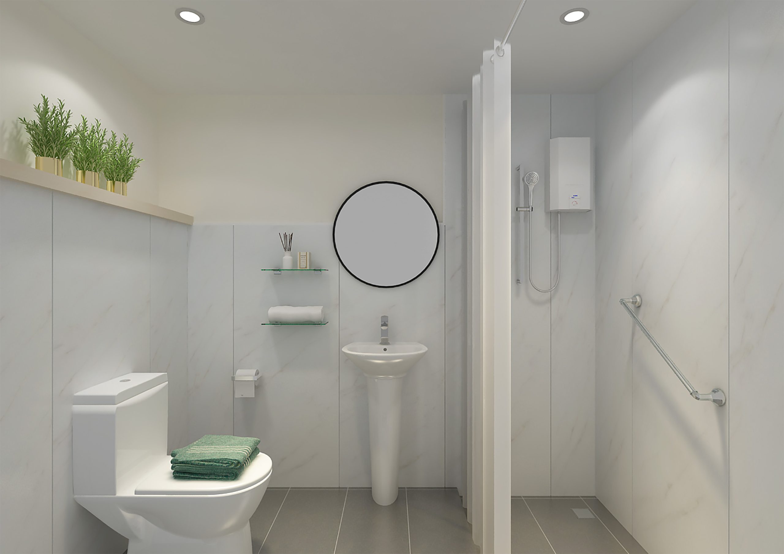 ENSUITE TOILET & BATH