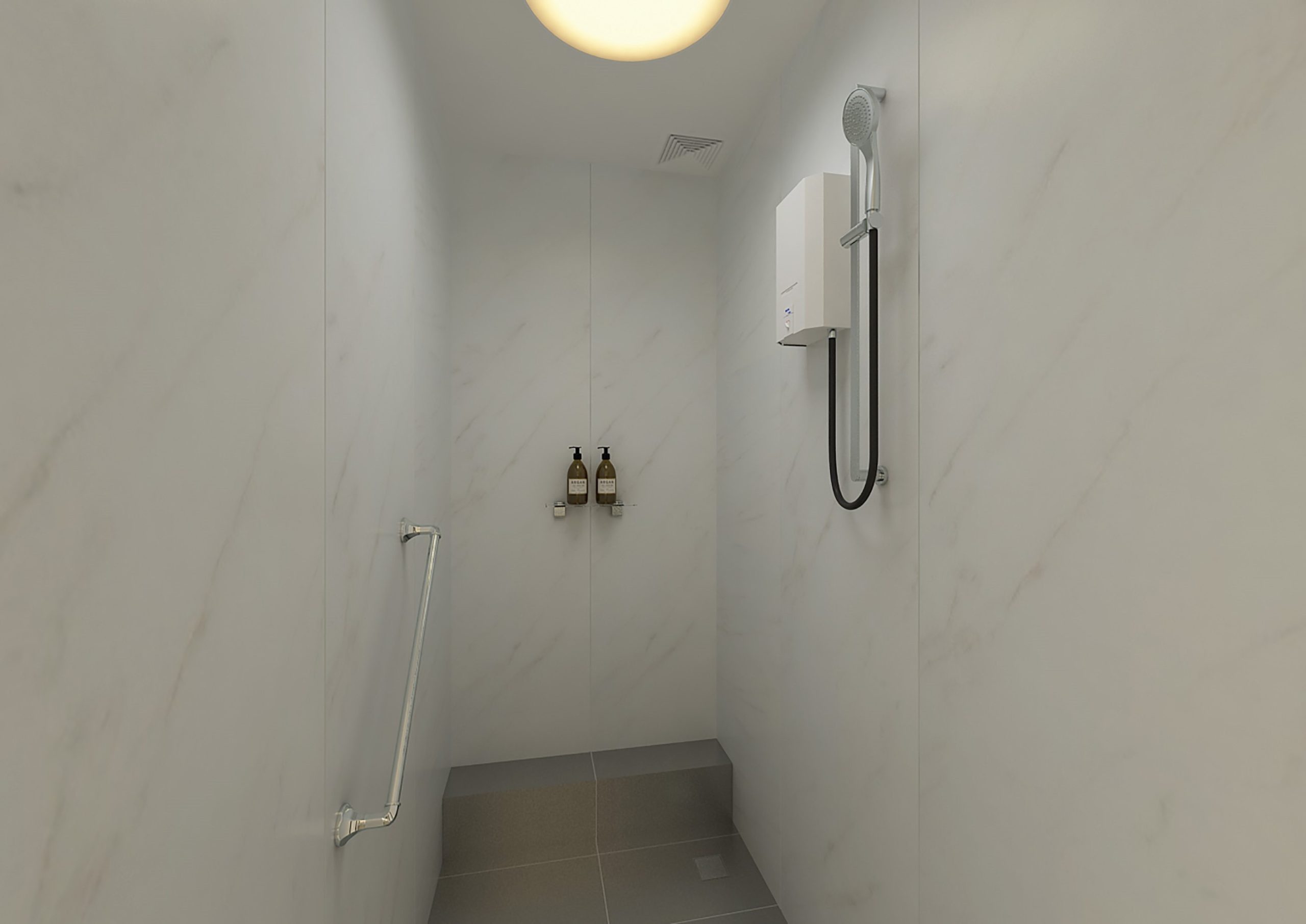 SHARED BATHROOM - SHOWER